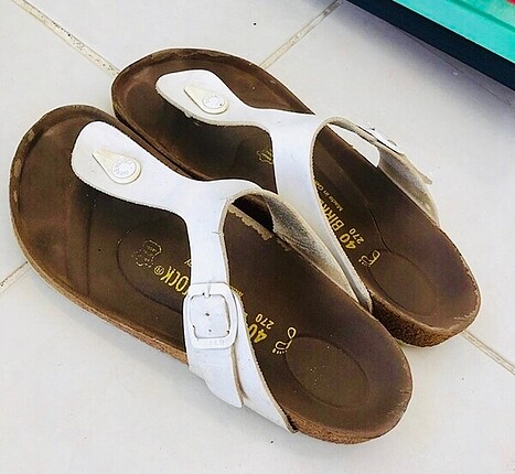 Birkenstock Orjinal beyaz birkenstock terlik 40 numara orijinal birkenstock
