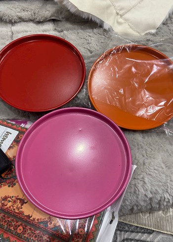 Meral yuvarlak tepsi - Görsel 2