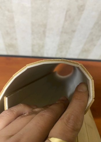 Parlak Bej Ahşap Banyo Paspası - Görsel 5