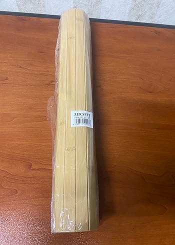 Parlak Bej Ahşap Banyo Paspası - Görsel 3