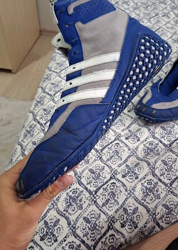 Mavi Gri Erkek Güreş ayakkabısı - Görsel 5