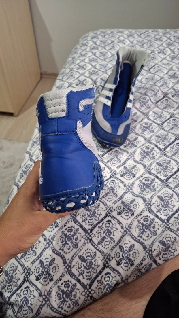 Mavi Gri Erkek Güreş ayakkabısı - Görsel 3
