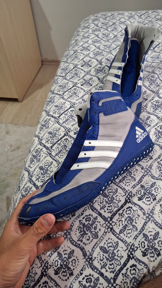 Mavi Gri Erkek Güreş ayakkabısı - Görsel 2