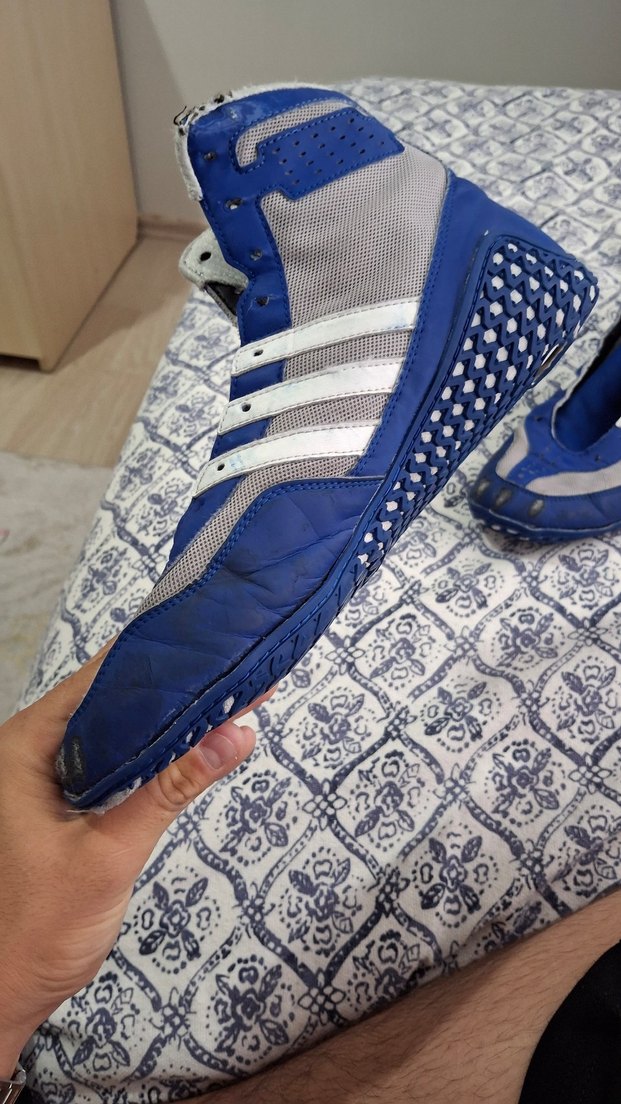 Mavi Gri Erkek Güreş ayakkabısı - Görsel 5