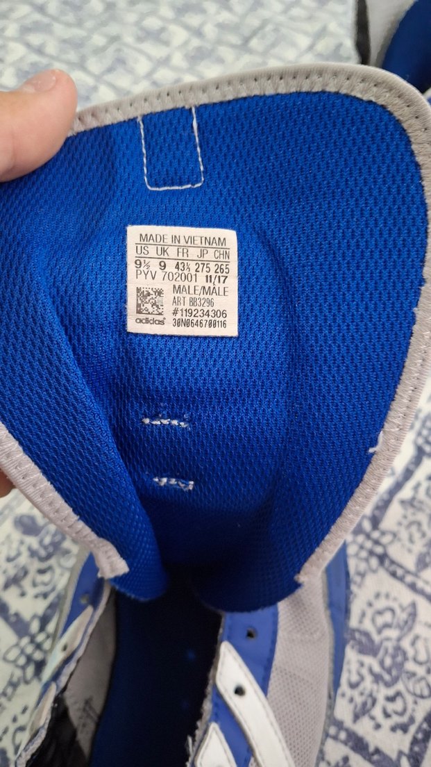 Mavi Gri Erkek Güreş ayakkabısı - Görsel 4