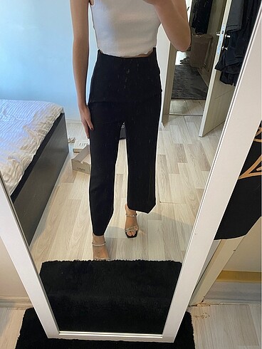 Zara Zara yüksek bel culotte pantolon