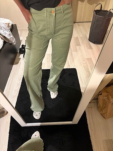Zara yüksek bel straight jean