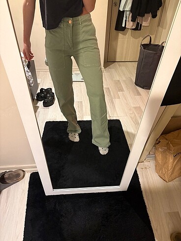 Zara Zara yüksek bel straight jean
