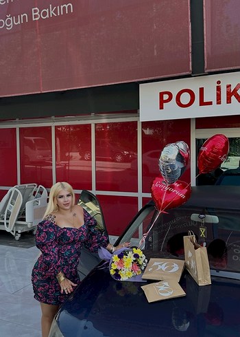 Pembe Pop Kültür Mini Elbise