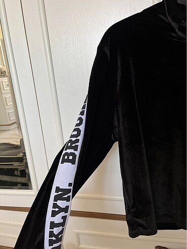 s Beden Koton kadife sweatshirt