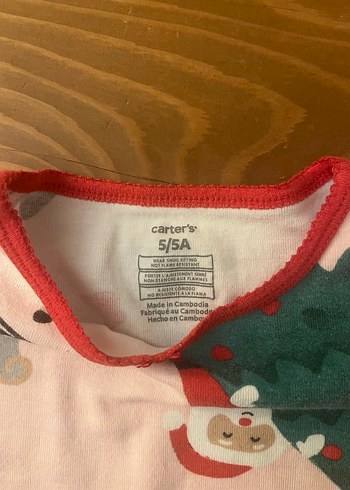24-36 Ay Beden çeşitli Renk Çok Renkli Baskılı Kız Pijama Takımı