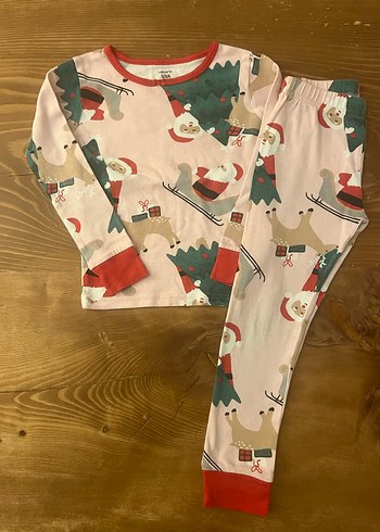 Çok Renkli Baskılı Kız Pijama Takımı