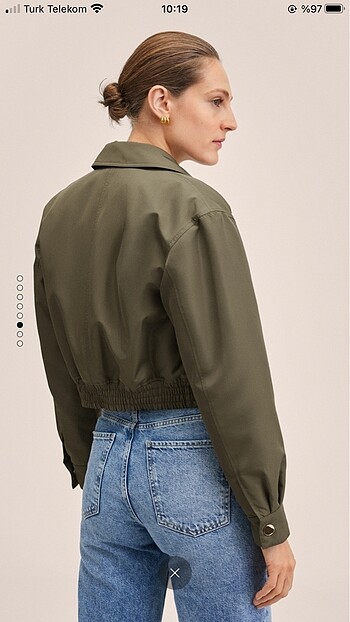 xs Beden Mango crop ceket