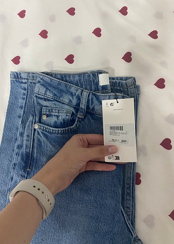34 Beden mavi Renk Wide leg yüksek bel jean