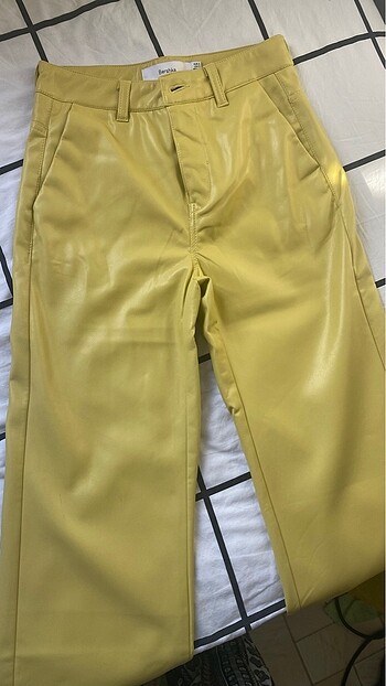 Bershka deri pantolon