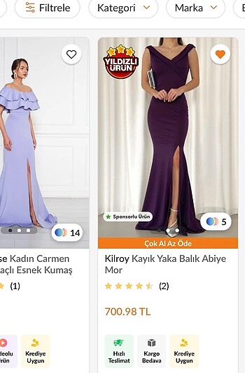s Beden Mor balık abiye