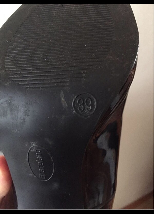 Siyah rugan ayakkabı - Görsel 4