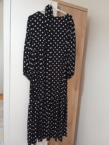 Puantiyeli elbise - Görsel 2