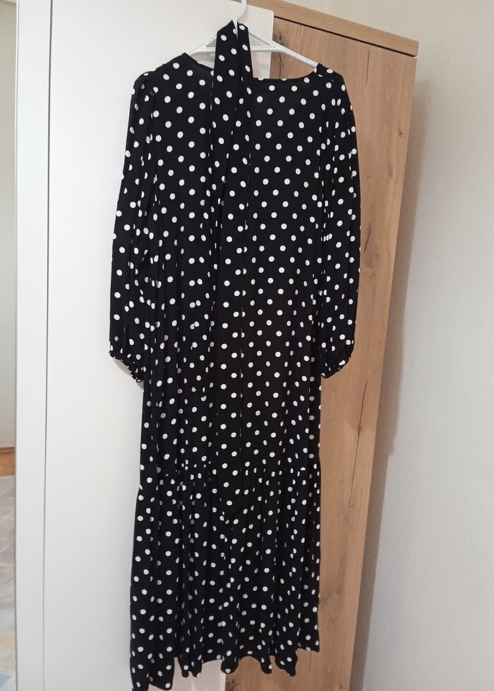 Puantiyeli elbise - Görsel 2