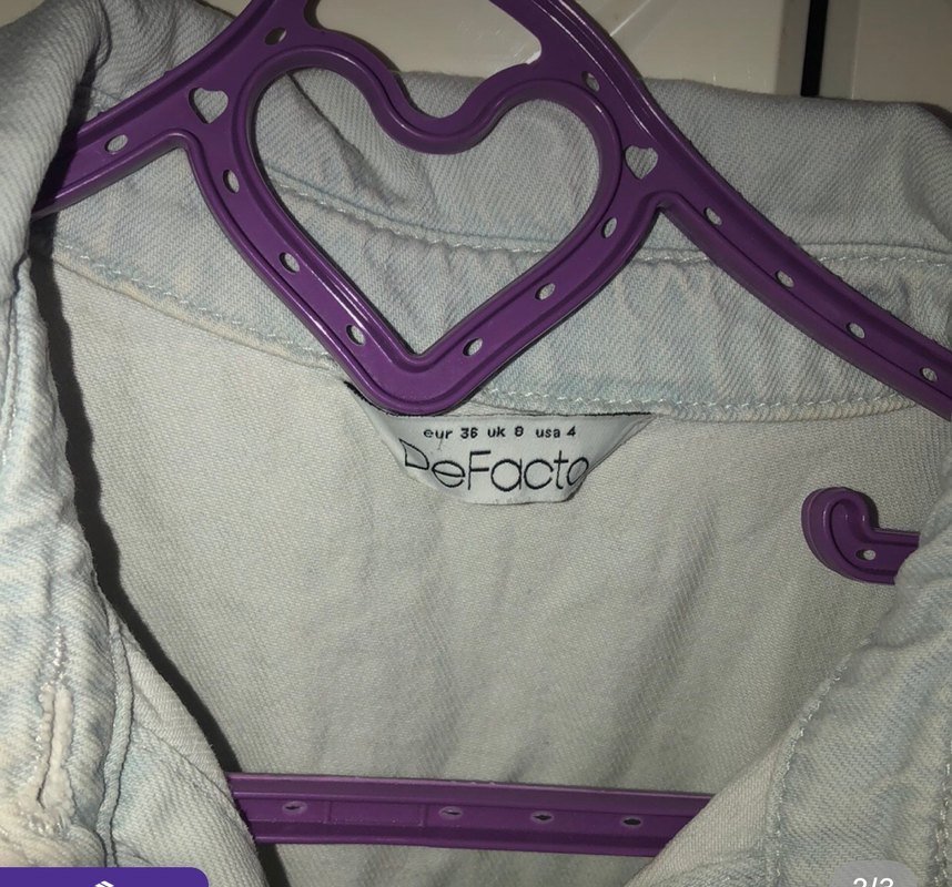 Gri Kısa Denim Tulum - Görsel 3