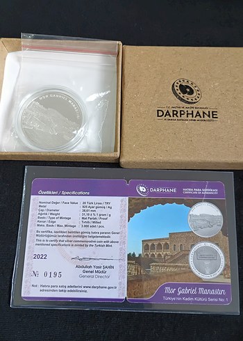 Mor Gabriel Manastırı Hatıra Parası