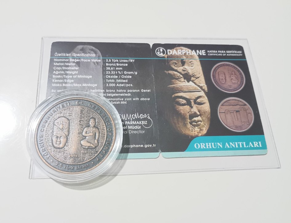 Orhun anıtları bronz - Görsel 2