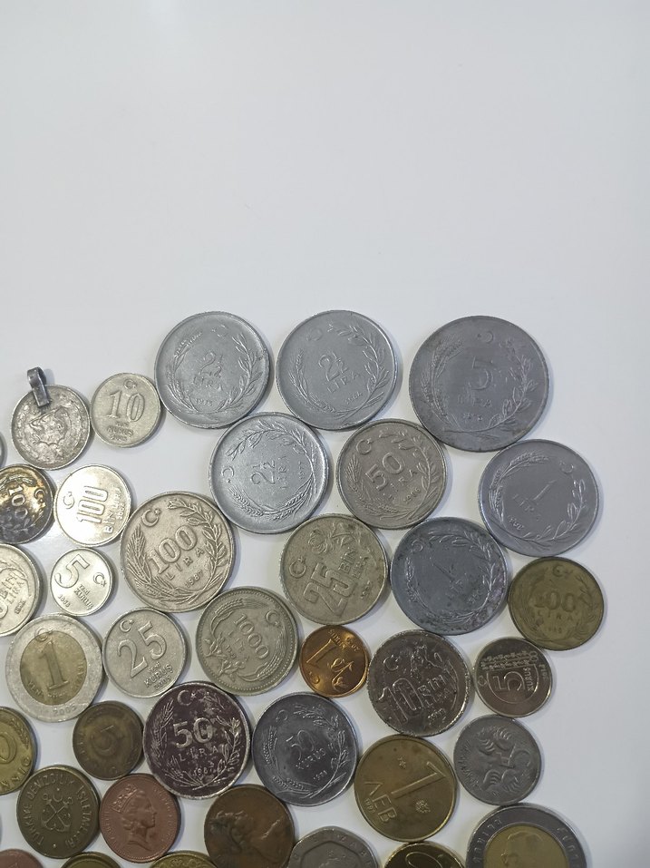 Madeni Paralar yerli yabancı - Görsel 2