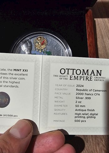 2024 Osmanlı İmparatorluğu Hatıra Parası - Görsel 3