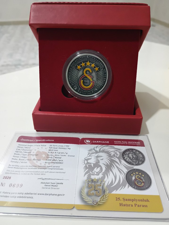 Galatasaray 25. şampiyonluk seti okside - Görsel 2