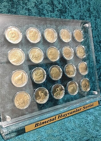 Bimetal Hayvanlar serisi tam set 