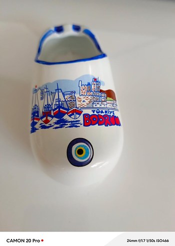 Beyaz Renkli Bodrum Temalı Seramik Biblo - Görsel 6