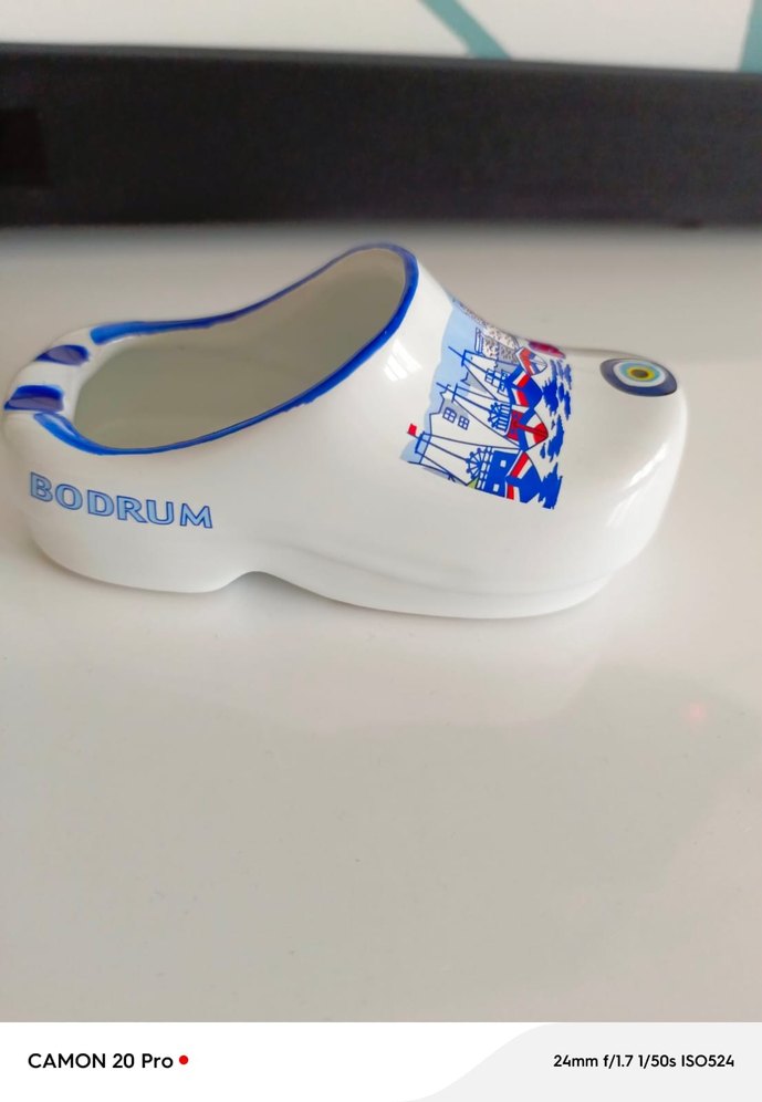 Beyaz Renkli Bodrum Temalı Seramik Biblo - Görsel 2