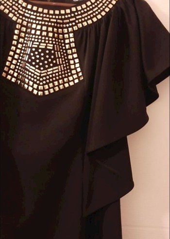 Siyah Gotik Abiye Elbise - Görsel 2