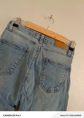 Mavi Bel Detaylı Rahat Kesim Kadın Kot Pantolon - Görsel 5