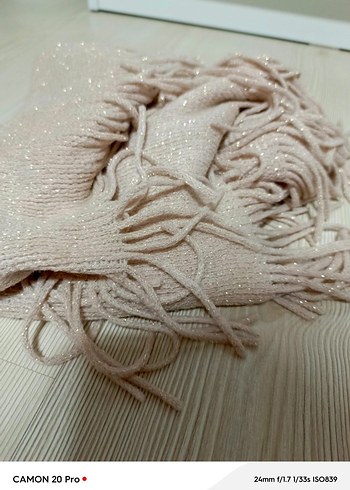 Bej Örgü Kadın Şal - Görsel 3