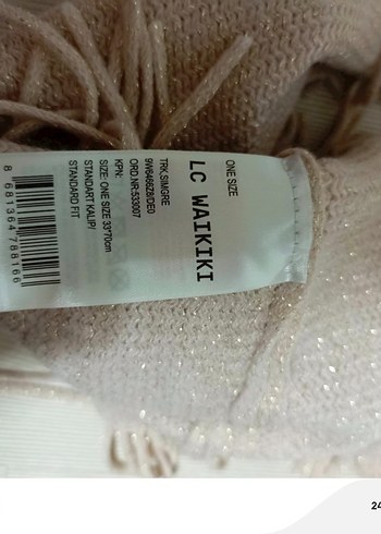 Bej Örgü Kadın Şal - Görsel 6