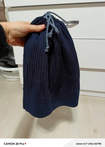 erkek Lacivert Örgü Bere - Görsel 2