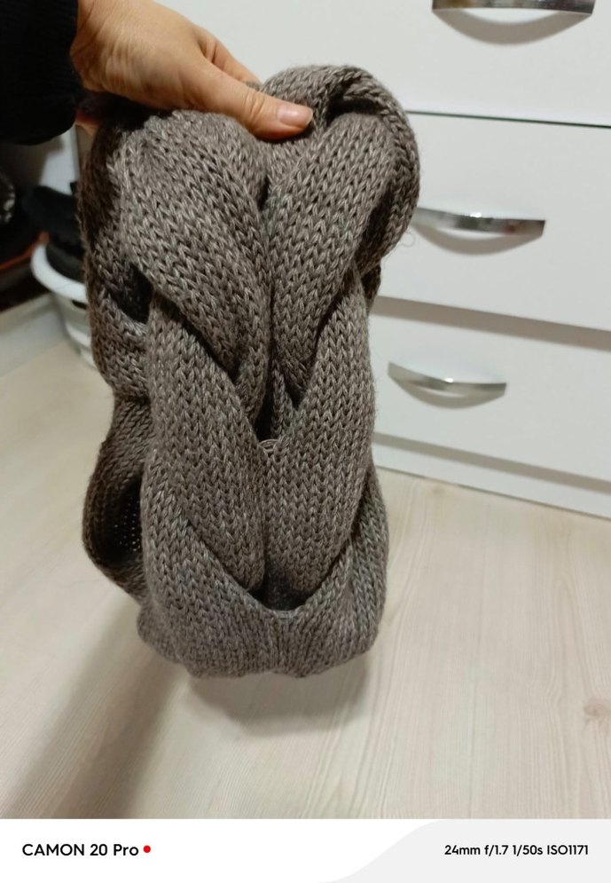 Örgü Kadın Şal - Görsel 2