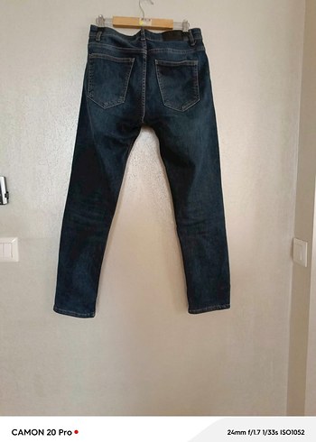 Erkek Lacivert Denim Regular Fit Günlük Kot Pantolon - Görsel 7