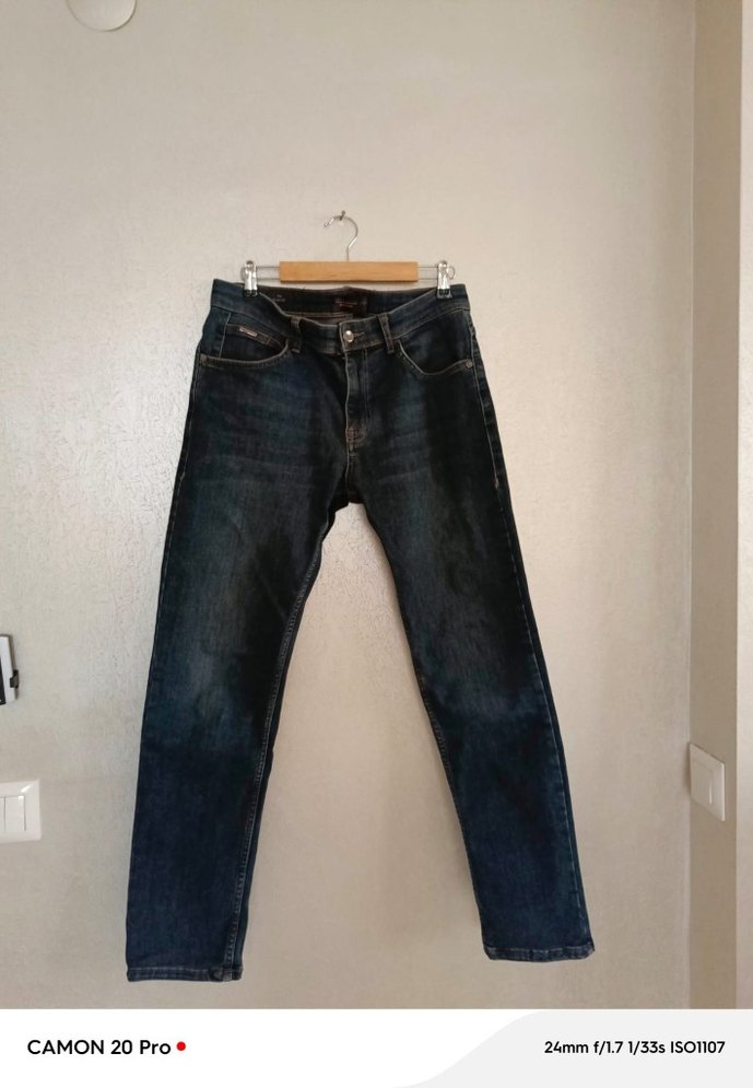 Erkek Lacivert Denim Regular Fit Günlük Kot Pantolon - Görsel 3