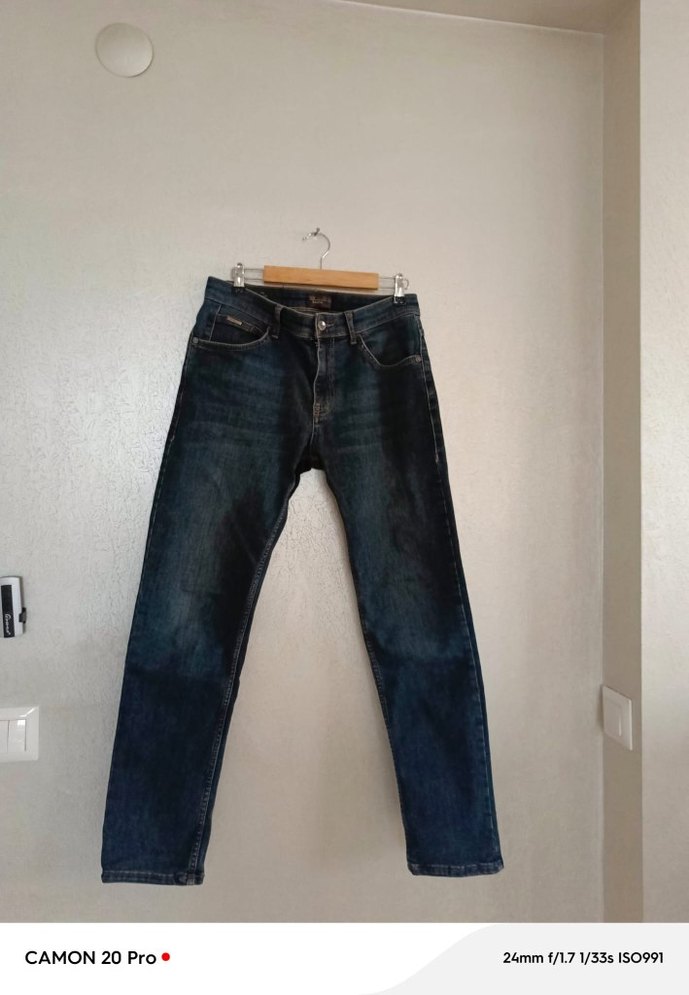 Erkek Lacivert Denim Regular Fit Günlük Kot Pantolon - Görsel 2