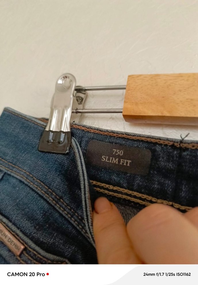 Erkek Lacivert Denim Regular Fit Günlük Kot Pantolon - Görsel 4