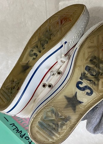 Kadın Beyaz Düz Tabanlı Spor Ayakkabı - Görsel 4