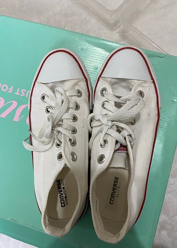 Kadın Beyaz Düz Tabanlı Spor Ayakkabı - Görsel 3