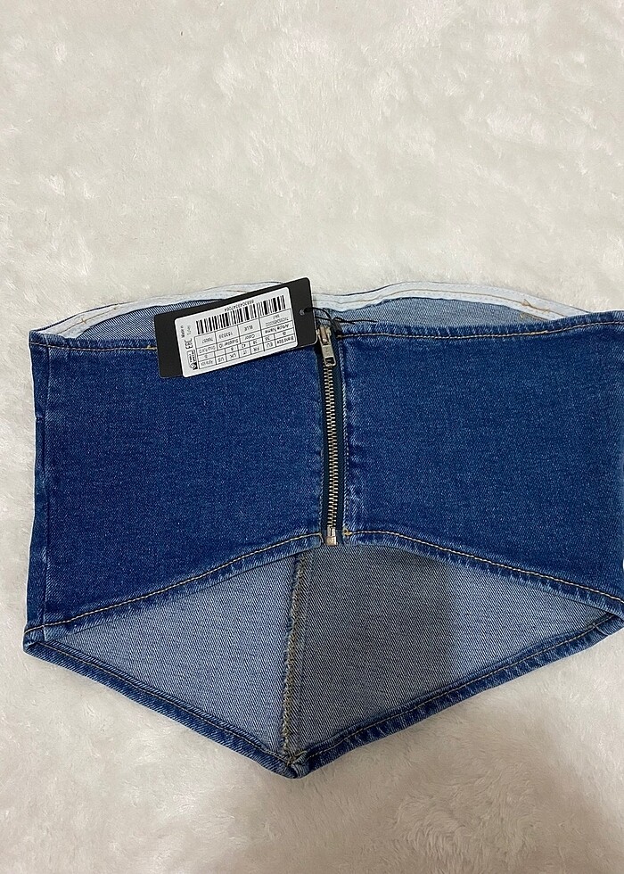 straplez üst - Görsel 2