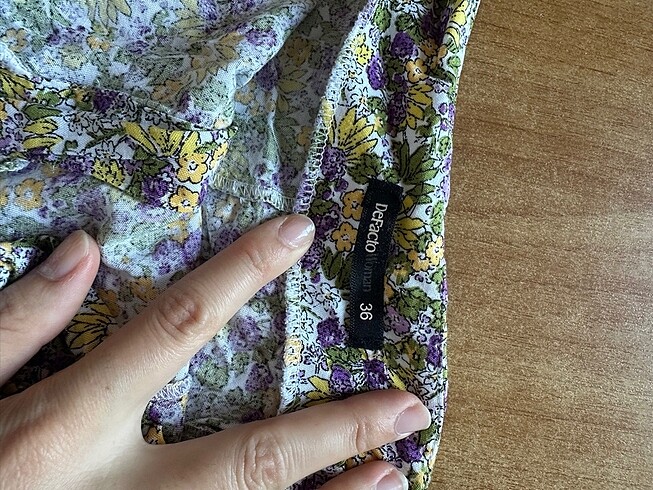 36 Beden yeşil Renk Elbise