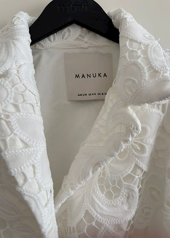 Dantel İşlemeli Beyaz Uzun Nişan Elbises - Görsel 2