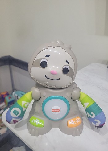 Fisher-Price Eğitici Gri Oyuncak Tembel Hayvan linkimals - Görsel 3