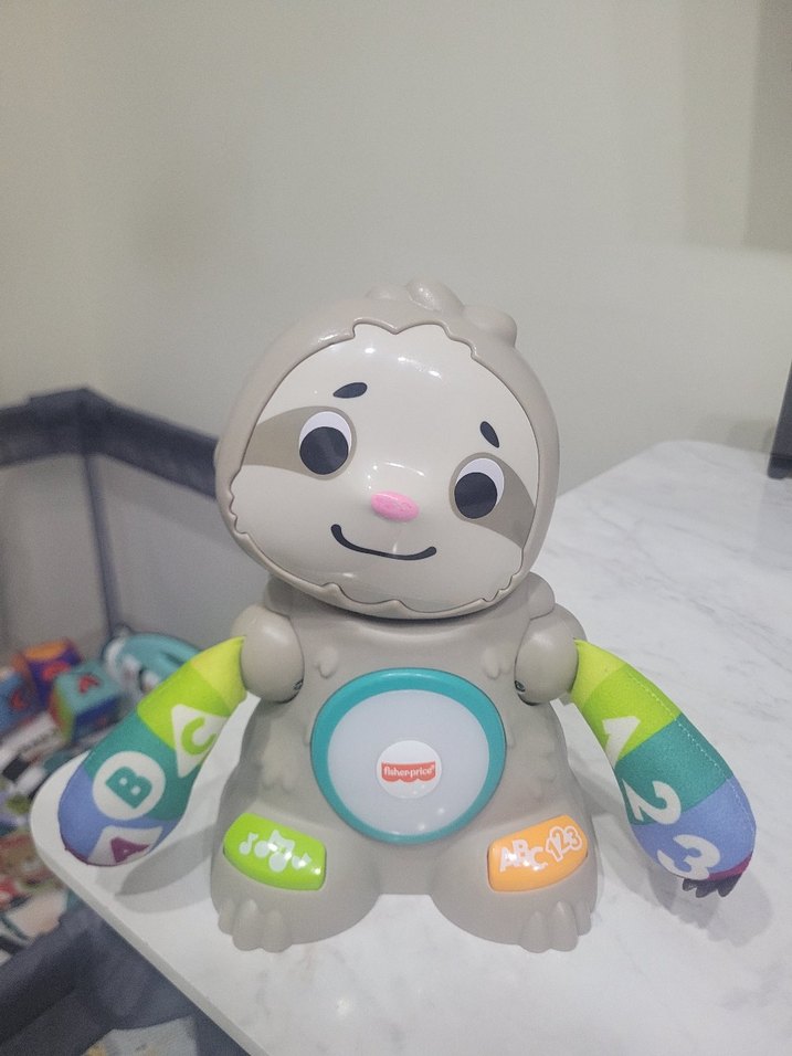 Fisher-Price Eğitici Gri Oyuncak Tembel Hayvan linkimals - Görsel 3