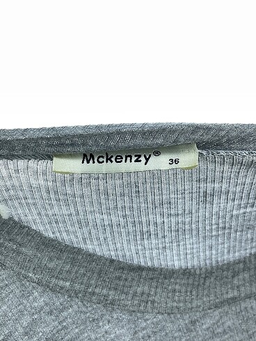 36 Beden gri Renk PreLoved Uzun Elbise %70 İndirimli.